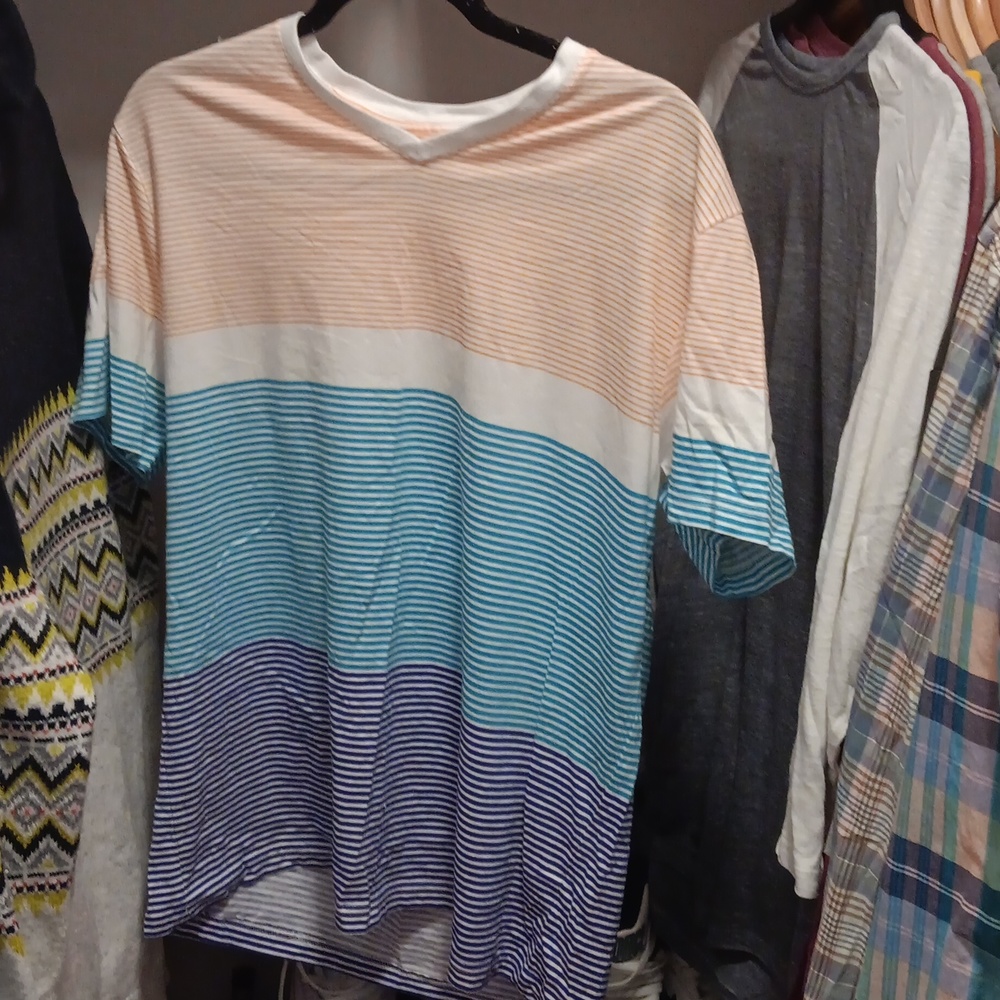 V neck tee shirt